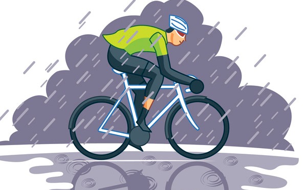 Cu bicicleta pe ploaie: cum ne pregatim